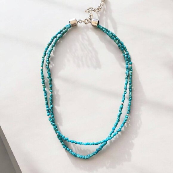 Jay King Double Strand Turquoise Necklace - Picture 3 of 14